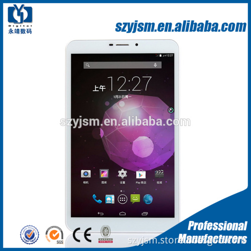 8 inch download software tablet chinese with RAM 1G ROM 16G MTK8382